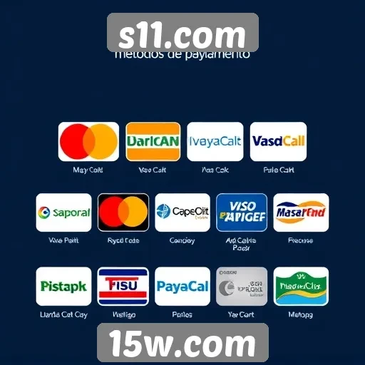 visão geral dos métodos de pagamento no s11.com