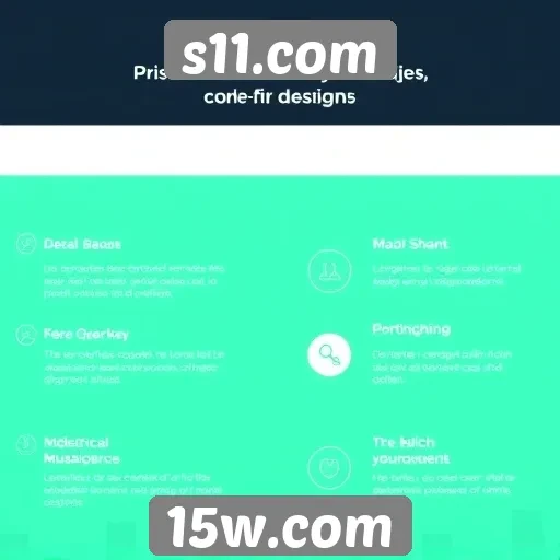 Características do design do site s11.com