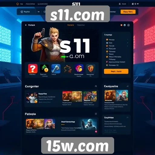 Análise da interface do usuário no site s11.com